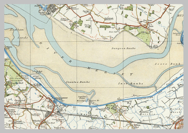 1920 Collection - Chester Ordnance Survey Map