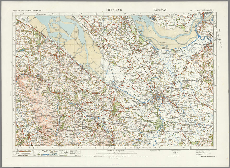 1920 Collection - Chester Ordnance Survey Map