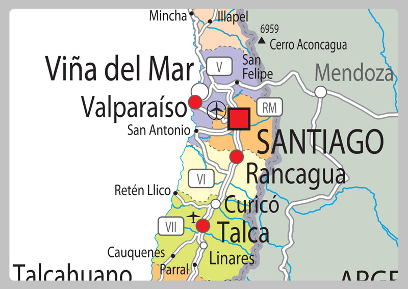 Chile Political Map