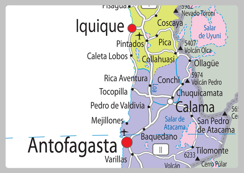 Chile Political Map