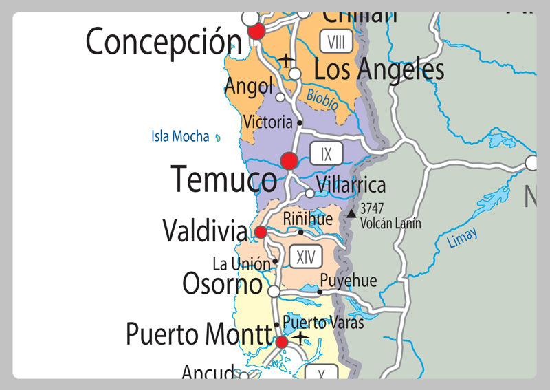 Chile Political Map