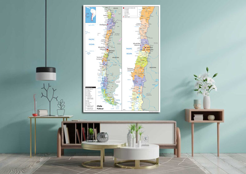 Chile Political Map
