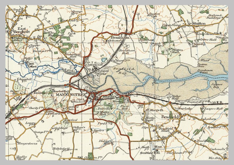 1920 Collection - Clacton On Sea & Harwich Ordnance Survey Map