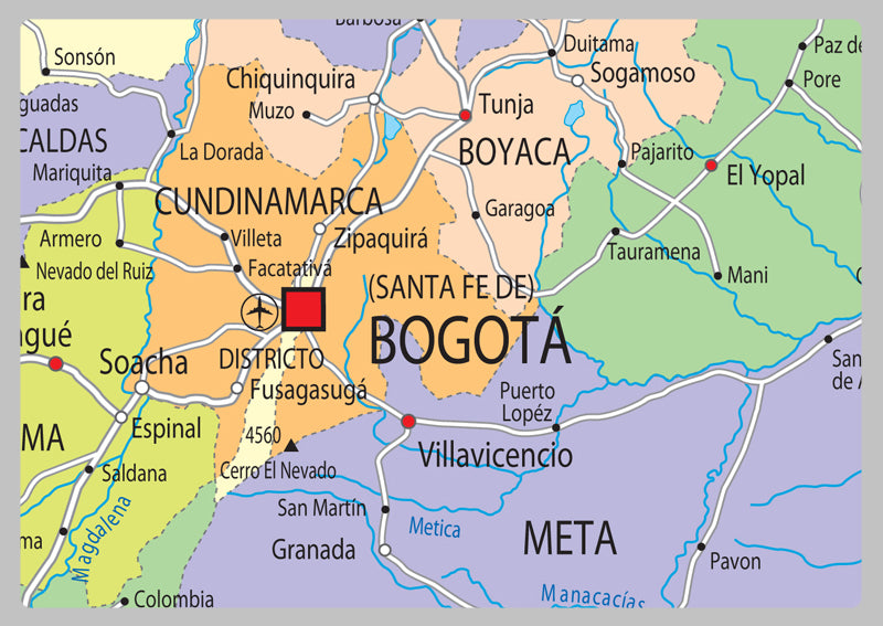 Colombia Political Map