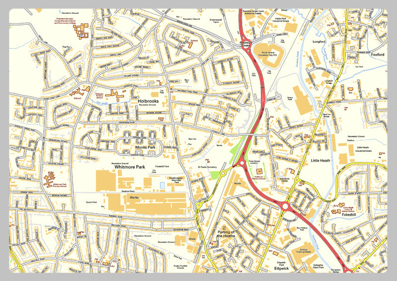 Coventry Street Map