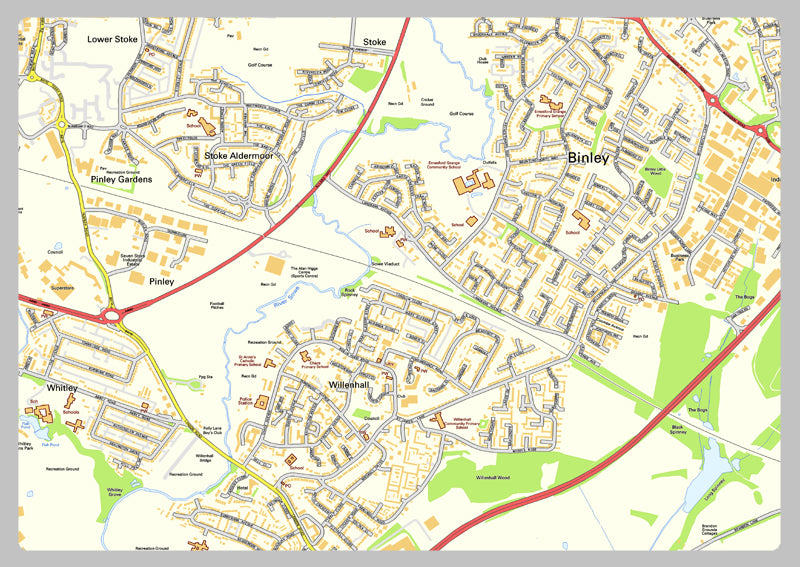 Coventry Street Map