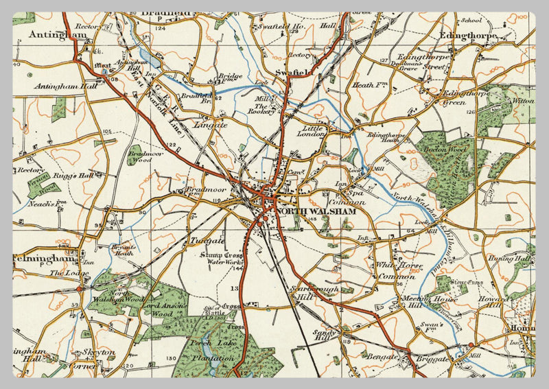 1920 Collection - Cromer Ordnance Survey Map