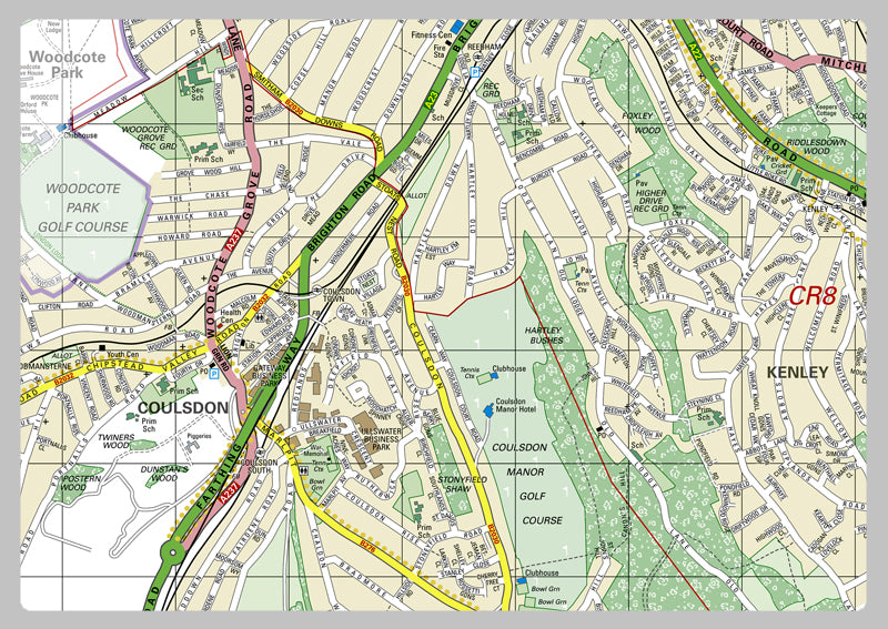 Croydon London Borough Map