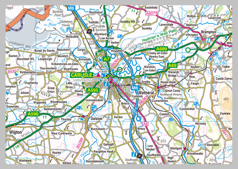 Cumbria County Map