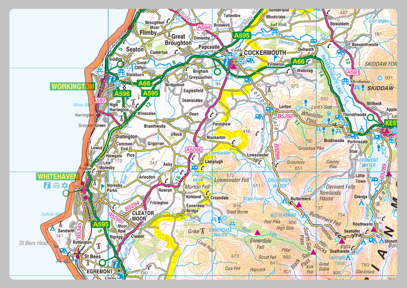 Cumbria County Map