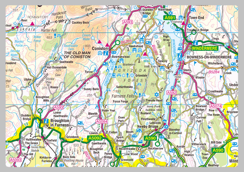 Cumbria County Map
