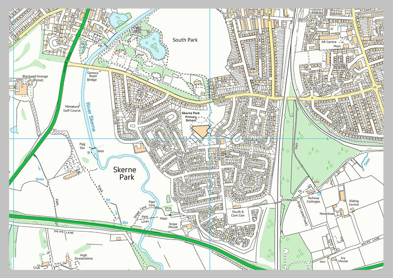 Darlington Street Map