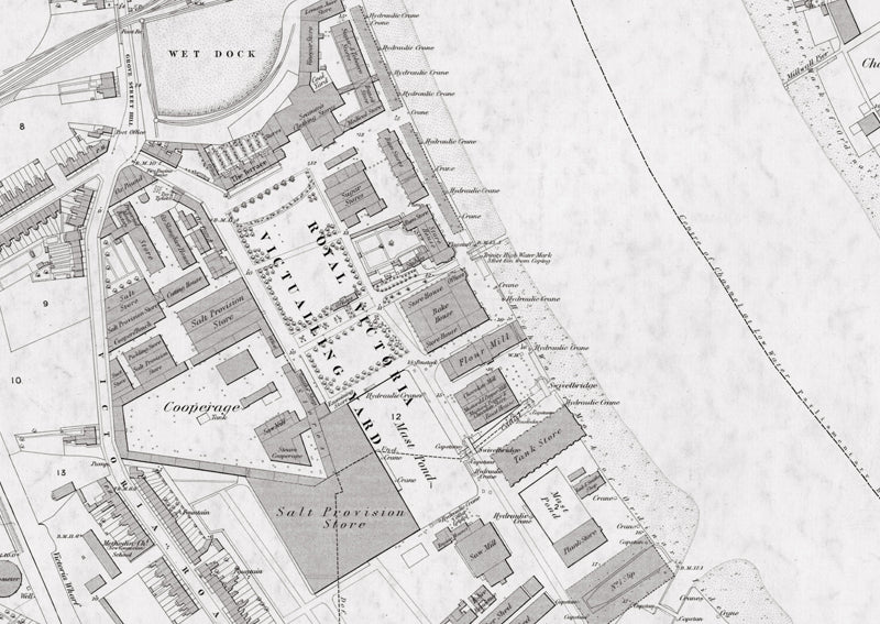 London 1872 Ordnance Survey Map - Sheet LVII - Deptford
