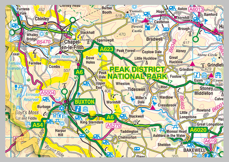 Derbyshire County Map