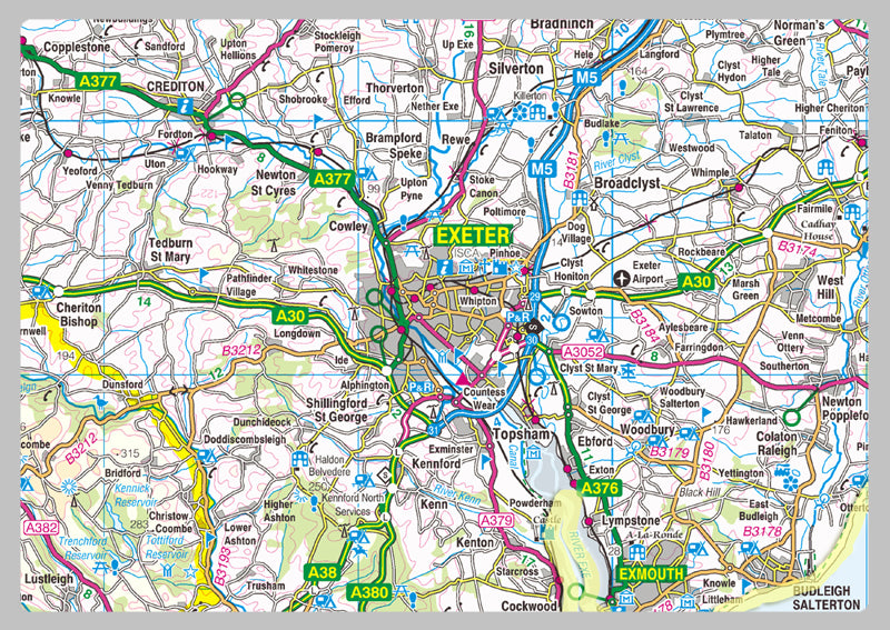 Detailed Devon Postcode Map Devon County Map– I Love Maps