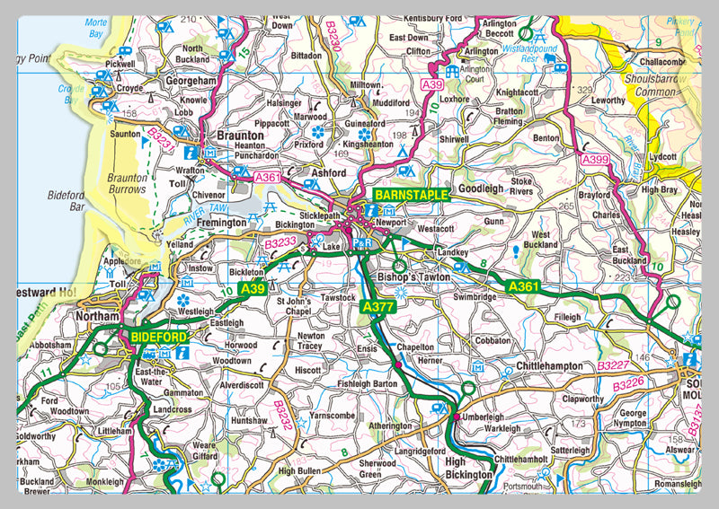 Devon Border Devon County Map– I Love Maps
