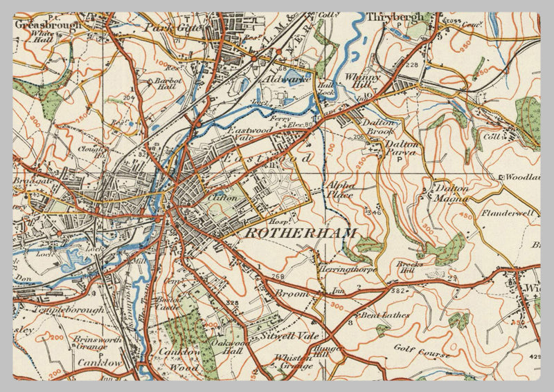 1920 Collection - Doncaster Ordnance Survey Map