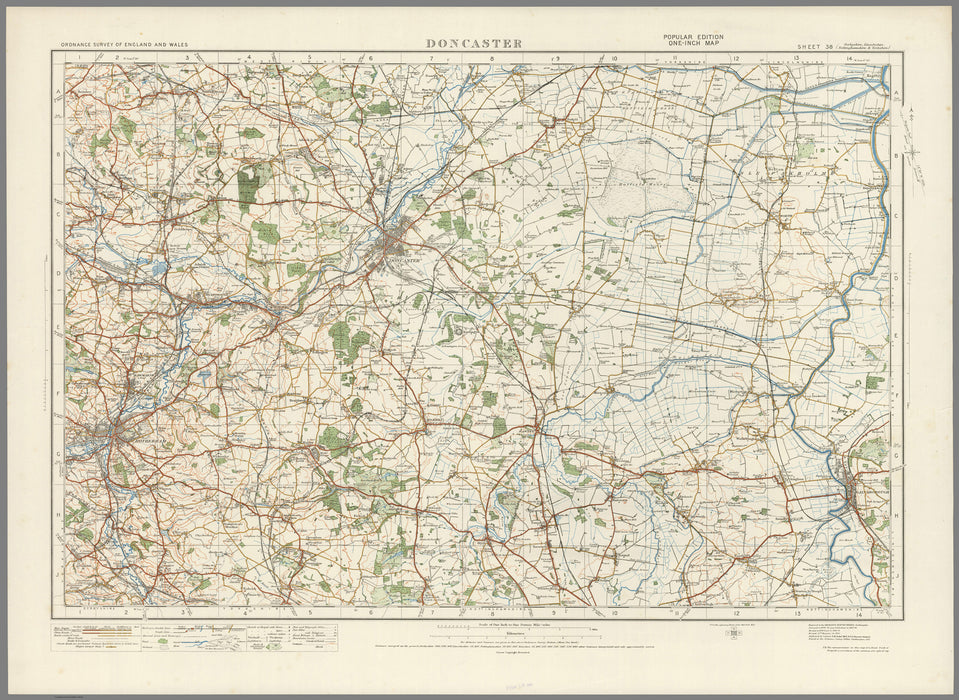 1920 Collection - Doncaster Ordnance Survey Map
