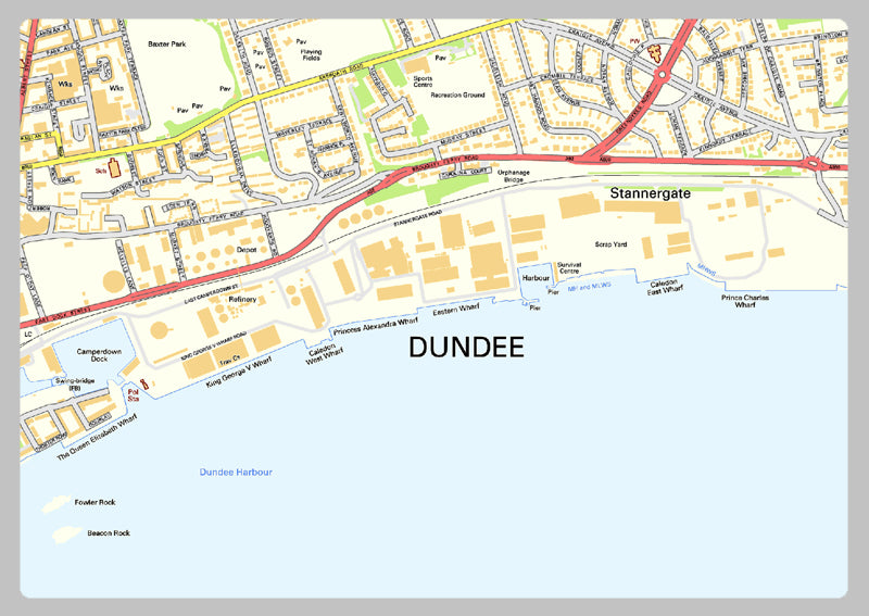 Dundee Street Map