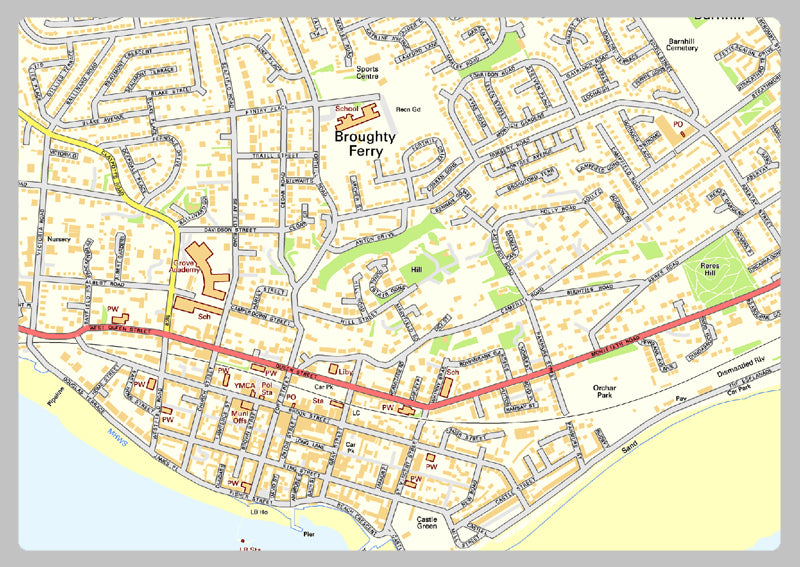 Dundee Street Map