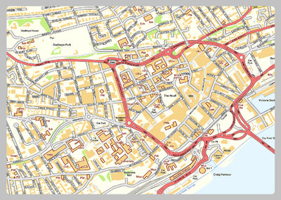Dundee Street Map I Love Maps