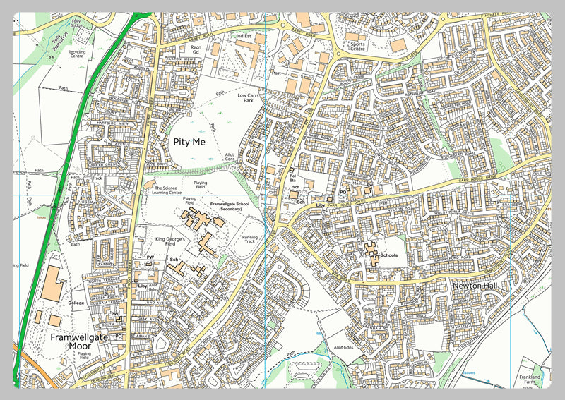 Durham Street Map