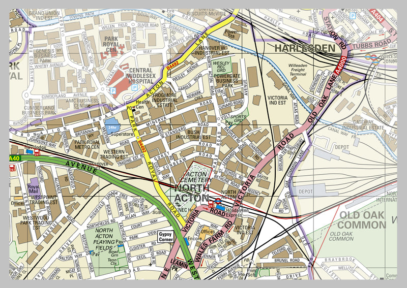 Ealing London Borough Map