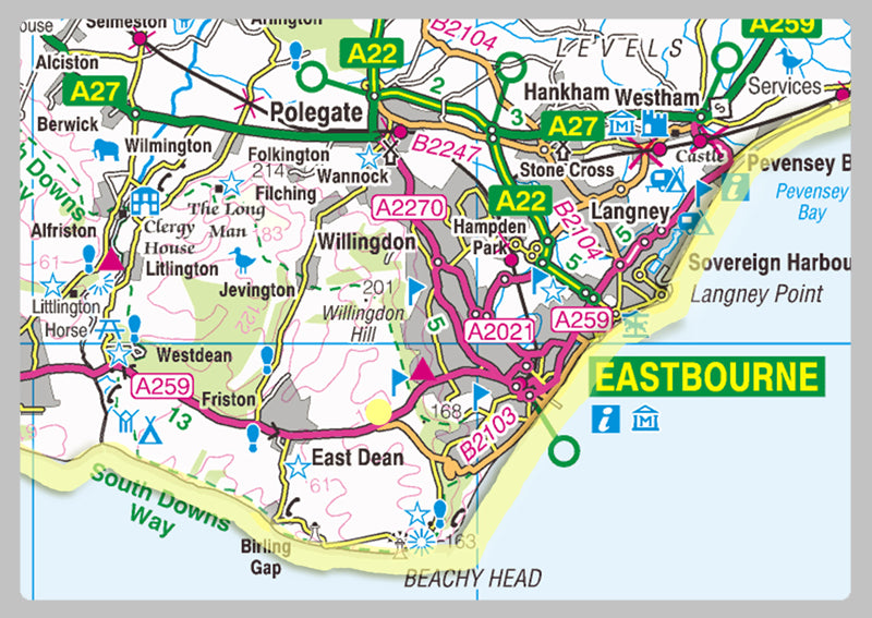 East Sussex County Map