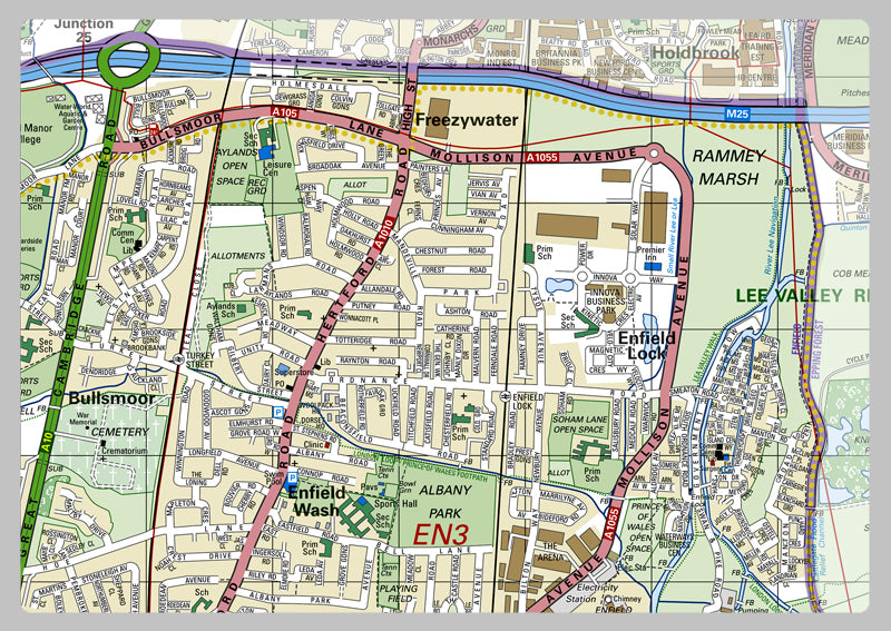 Enfield London Borough Map