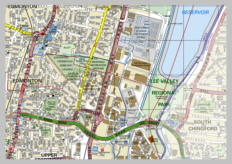 Map Endfield Enfield London Borough Map– I Love Maps