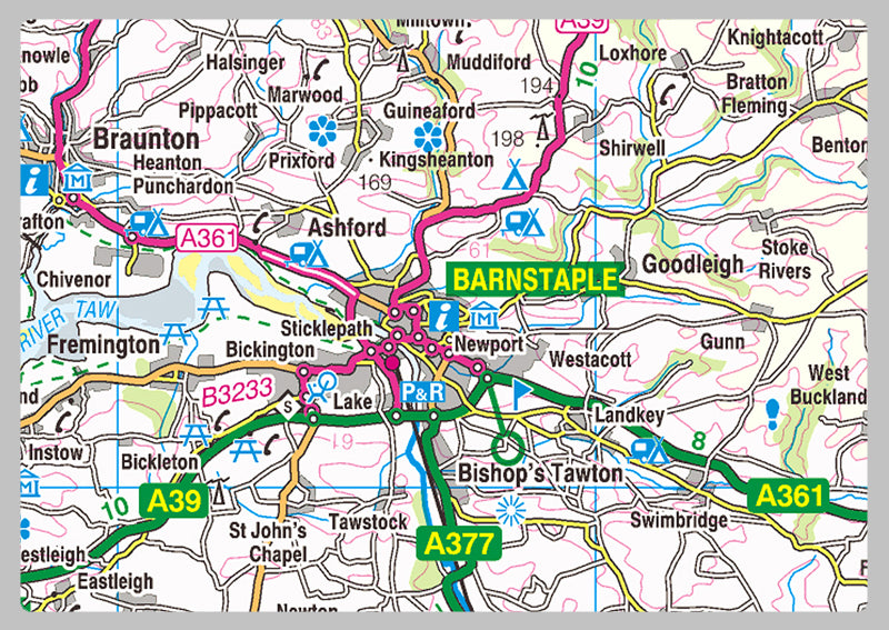 Exmoor National Park Map