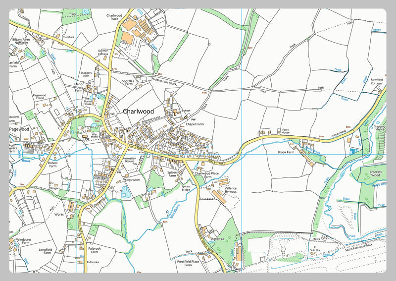 Gatwick Airport Street Map