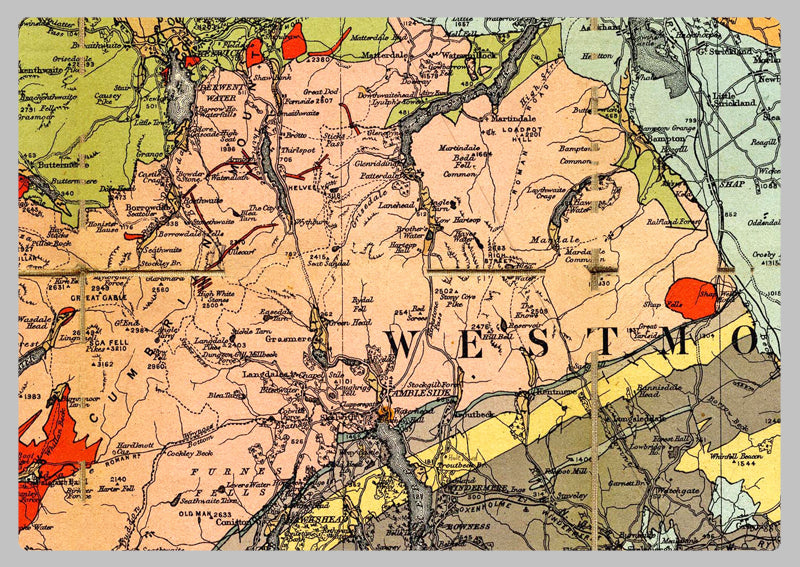 Geological Map of The Lake District