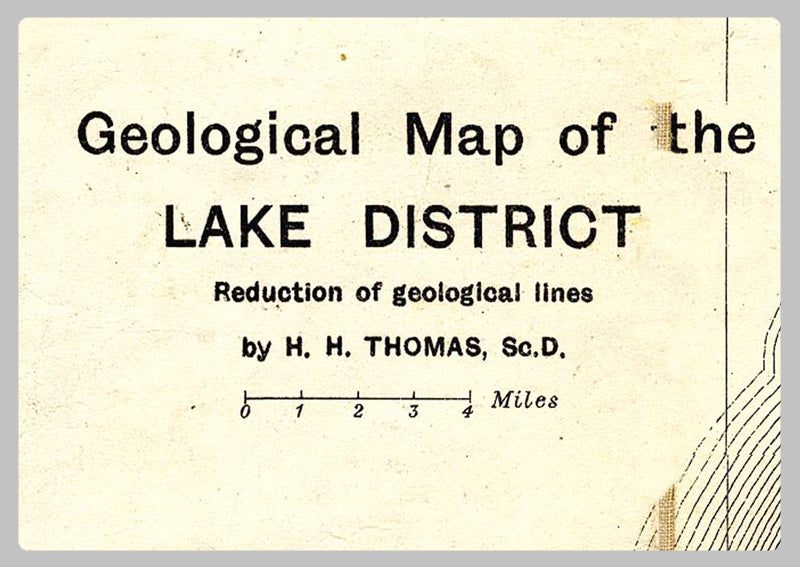 Geological Map of The Lake District