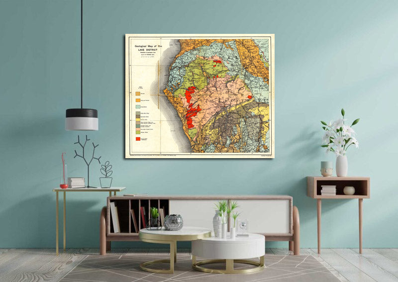 Geological Map of The Lake District