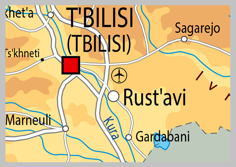 Physical Map of The Oxford Collection I Love Maps