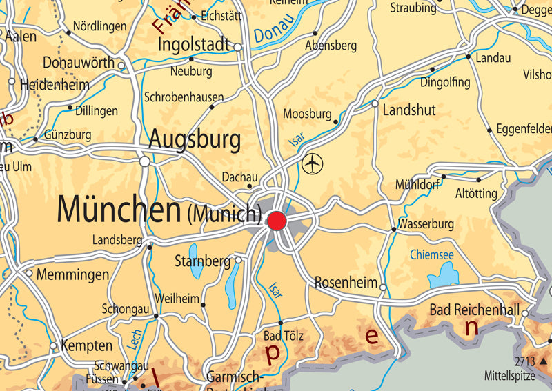 Illustrated Map of Germany