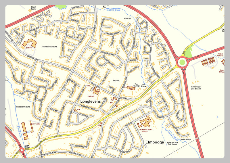 Gloucester Street Map