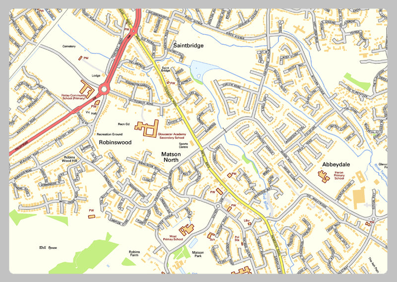 Gloucester Street Map