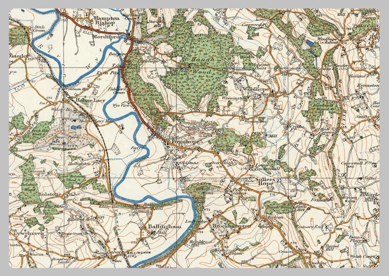 Lower Dean Map 1920 Collection - Gloucester & Forest of Dean Ordnance Survey Map– I ...