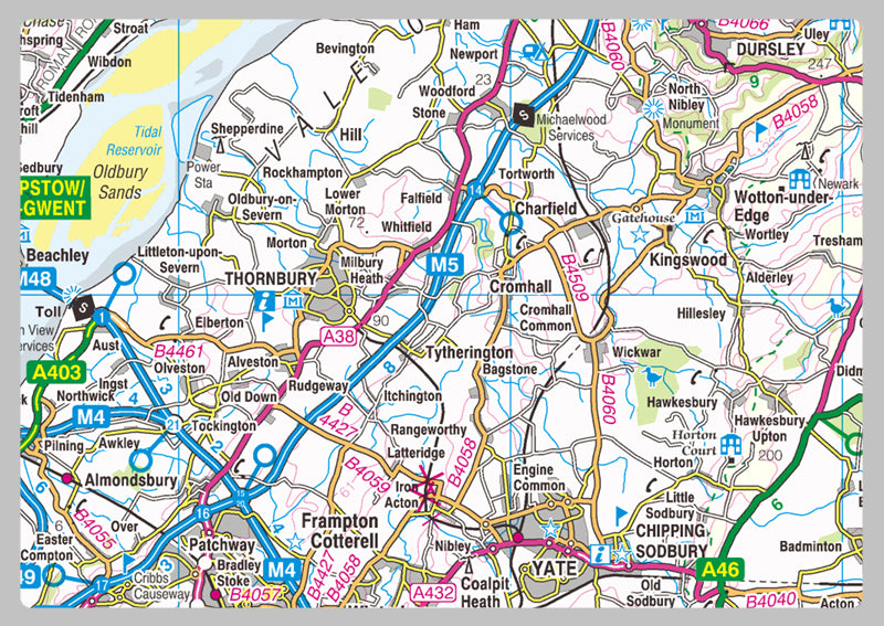 Gloucestershire County Map