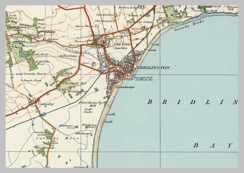 1920 Collection - Great Driffield & Bridlington Ordnance Survey Map