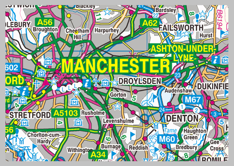 Greater Manchester Map