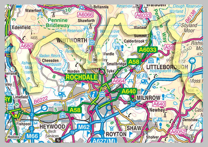 Greater Manchester Map