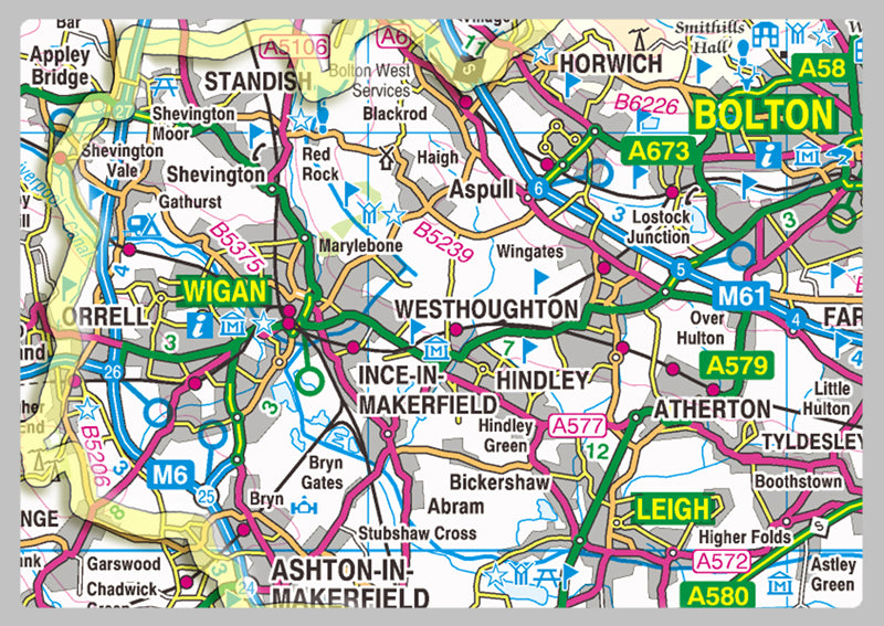 Gm Map With Postcode Greater Manchester Map– I Love Maps
