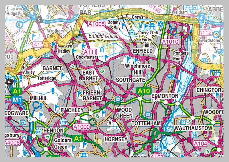 Greater London County Map