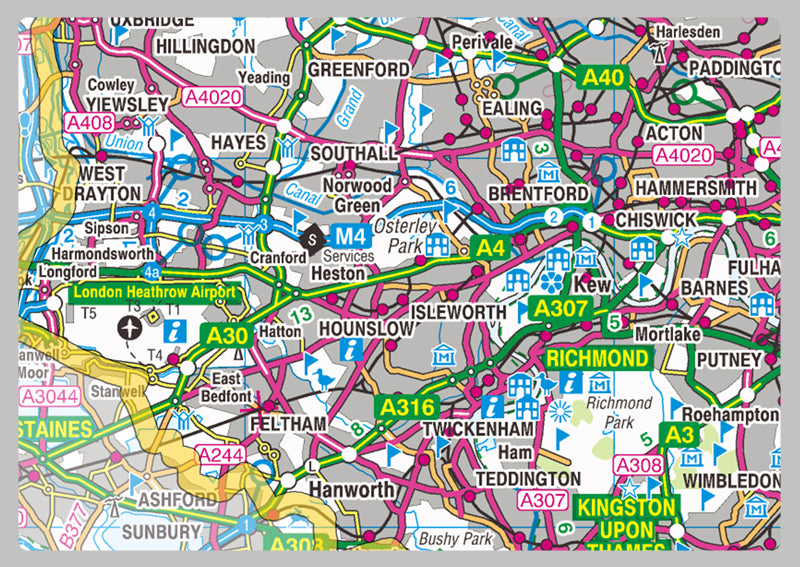 Greater London County Map