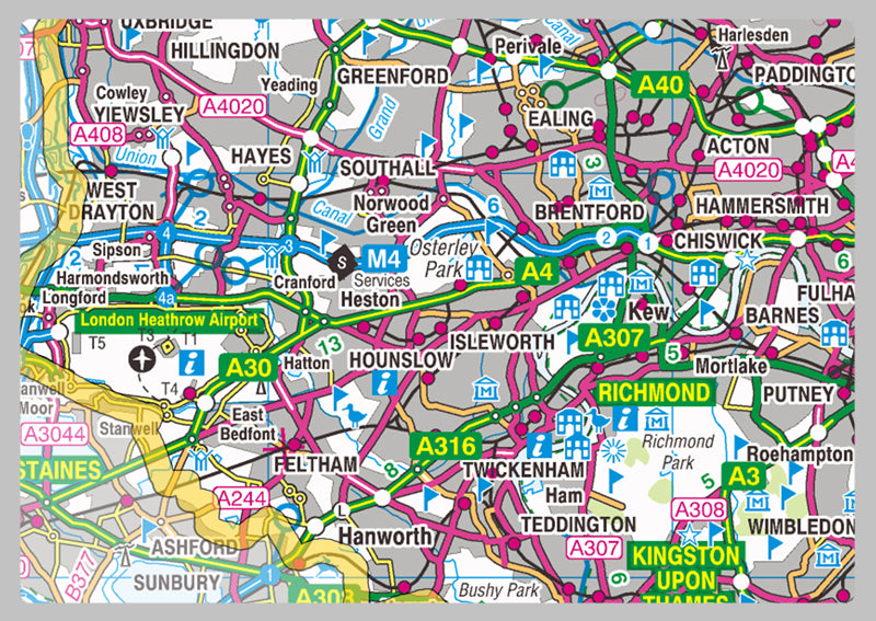 Greater London County Map