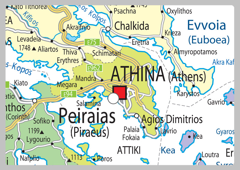 Greece Political Map– I Love Maps