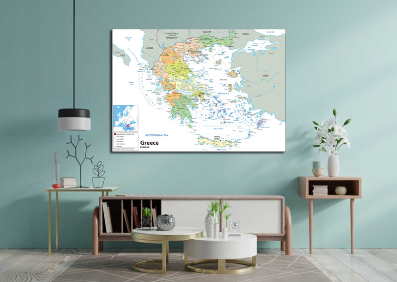 Greece Political Map